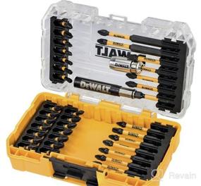 img 5 attached to 🔨 DEWALT 15-Piece Impact Driver Bit Set with Magnetic Tough Case (DWMTC15) - High-Quality Yellow Bits