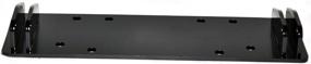 img 1 attached to Effortlessly Mount Your WARN 63294 Powersports ATV Center Kit Snow Plow with Ease - Sleek Black Design