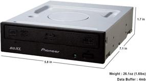 img 2 attached to 📀 Pioneer BDR-2212 16x Internal Blu-ray Writer Drive Bundle with Cyberlink Burning Software, SATA Cable, and Mounting Screws - CD DVD BD DL BDXL Disc Burning Capability