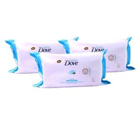 img 1 attached to 👶 Салфетки Dove для младенцев Rich Moisture - 50 салфеток (упаковка из 3 штук): Нежный и питательный уход за кожей младенцев