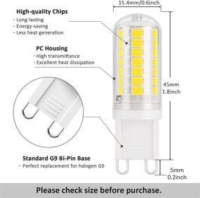 img 3 attached to 💡 DiCUNO Equivalent Daylight Non Dimmable Chandelier: Brighten Your Space with Lasting Elegance