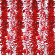 💖 add sparkle to your valentine's day with boao 66 feet heart tinsel garland – perfect for weddings and decorations! logo