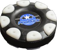 🏒 proguard sports roller hockey puck: propuck with wheels and knurled side - ultimate training street pucks for controlled passing and shooting логотип