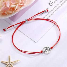img 1 attached to 🎁 IEFLIFE Back to School Gifts: Women Girls' Bracelets Set – Mother Daughter Matching, First Day of School, String Heart, Compass Star, Infinity, Partners in Crime – Gifts for Friends, Teacher