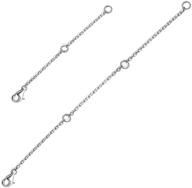 🎁 aoboco 925 sterling silver chain extenders with gift box - perfect for necklaces and bracelets logo