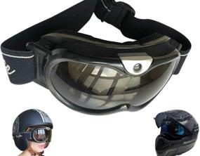 img 4 attached to 🎥 4-FQ Motocross Goggles with Built-in 1080P Video Camera, Action Camcorder, Anti-Fog UV Protection, and 16GB Memory – Perfect for Dirt Biking, Skiing, and Recording Adventures