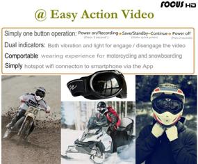 img 1 attached to 🎥 4-FQ Motocross Goggles with Built-in 1080P Video Camera, Action Camcorder, Anti-Fog UV Protection, and 16GB Memory – Perfect for Dirt Biking, Skiing, and Recording Adventures