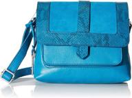 👜 fossil kinley small crossbody stripe women's handbags & wallets: stylish crossbody bags for every occasion logo