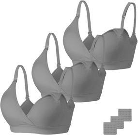 img 1 attached to YOSICO Maternity Pregnancy Breastfeeding Underwire Women's Clothing for Lingerie, Sleep & Lounge