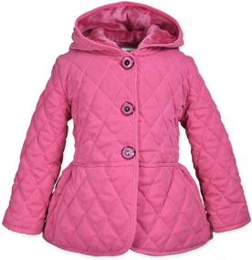 img 1 attached to Widgeon Quilted Nylon Peplum Jacket: Chic Outerwear for Women