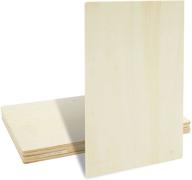 juvale unfinished rectangular wood slices, craft wooden boards (15.5 x 9.8 in, pack of 4) logo