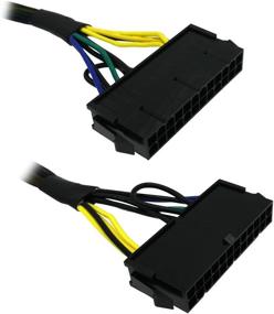 img 3 attached to 💻 Кабель адаптера COMeap 24 Pin к 10 Pin ATX PSU - премиальный кабель с оплеткой для ПК и серверов IBM Lenovo.