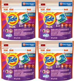 img 3 attached to 🌼 Tide Pods Laundry Detergent - Spring Meadow, Value Pack of 4, 16 Pacs each: Effective Cleaning Solution for Ultimate Laundry Freshness