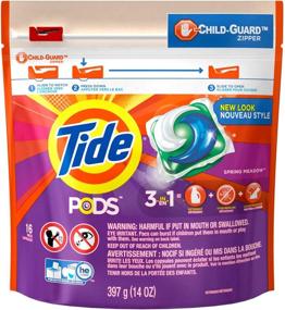 img 2 attached to 🌼 Tide Pods Laundry Detergent - Spring Meadow, Value Pack of 4, 16 Pacs each: Effective Cleaning Solution for Ultimate Laundry Freshness