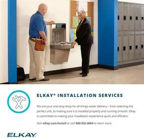 img 2 attached to 🚰 Elkay LZS8WSLK EZH2O Bottle Filling Station with Single ADA Cooler, Filtered, 8 GPH, Light Gray, Commercial" - optimized product name: "Elkay LZS8WSLK EZH2O Bottle Filling Station with Single ADA Cooler, Filtered, 8 GPH, Light Gray for Commercial Use