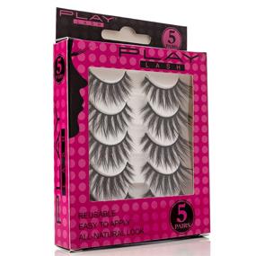 img 4 attached to Play Lash False Eyelashes Pairs