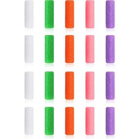 img 4 attached to 🦷 Aligner Tray Seaters Chewies for Aligner Trays - 20 Piece Set in Pink, Orange, Green, Purple, and White