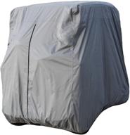 lmeison waterproof golf cart cover - fits ez go, club car, and yamaha - dustproof, durable, grey логотип