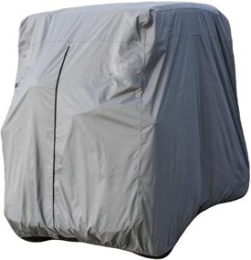 img 4 attached to Lmeison Waterproof Golf Cart Cover - Fits EZ GO, Club Car, and Yamaha - Dustproof, Durable, Grey