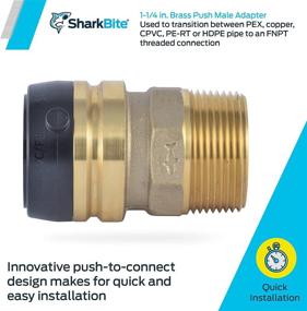 img 3 attached to 🔧 SharkBite UXL113532M Coupling, 1-1/4" - Leak-proof Plumbing Coupling for Efficient Pipe Connections