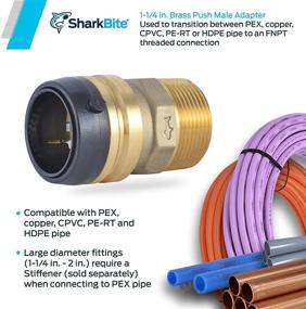 img 1 attached to 🔧 SharkBite UXL113532M Coupling, 1-1/4" - Leak-proof Plumbing Coupling for Efficient Pipe Connections