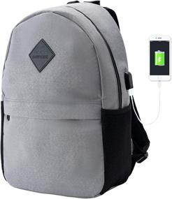 img 4 attached to 🎒 Ultimate Waterproof Notebook Charging Backpack: The Perfect Companion for All Your Adventures