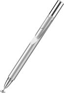 🖊️ adonit pro 4 (silver) stylus pen - luxury capacitive touchscreen tool for ipad, air, mini, android, iphone, samsung & more - high sensitivity fine point precision - compatible with all touchscreens logo