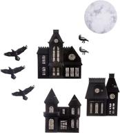 🏚️ chipboard haunted house die cuts by martha stewart logo