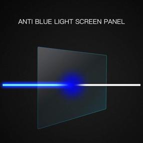 img 1 attached to 👀 17.3 Inch Anti-Glare Blue Light Filter for 17.3" Laptops - Protect Your Eyes from Harmful Light with 1 PCS Screen Protector