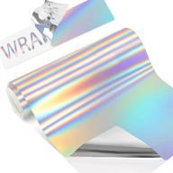 matte holographic silver adhesive vinyl roll craft vinyl for signs letters 12&#34 logo
