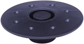 img 1 attached to 💡 DetMar 12-1127- Black Receptacle Flush Mount: Sleek and Convenient Power Accessory