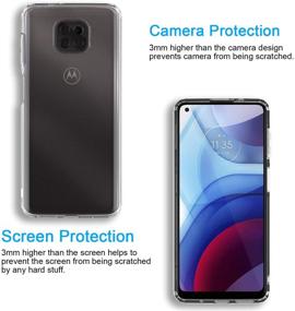 img 3 attached to 📱 Leptech Case for Moto G Power 2021 with 2 Soft TPU Screen Protectors - Transparent Series, Slim Heavy-Duty Protective Phone Cover - Compatible with Motorola Moto G Power 2021 (Clear)