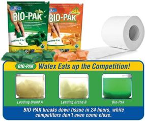 img 1 attached to 🚽 Walex Bio-Pak RV Black Holding Tank Deodorizer, Alpine Fresh 10-Pack – Natural Enzyme Formula for Effective Digestion