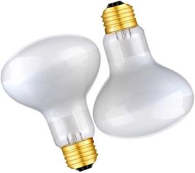 img 4 attached to 🐢 Aomryom 75W 2 Pack UVA Basking Spot Lamp: Soft White Light Glass Heat Bulbs for Reptiles & Amphibians - Enhance Your Pets' Well-being!