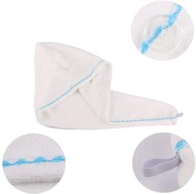 img 2 attached to Yebeauty Towels Microfiber Hair Drying White