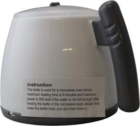 img 3 attached to ☕ Convenient 28 Ounce (800ML) Microwave Tea Kettle: Fast Hot Pot Water Boiler