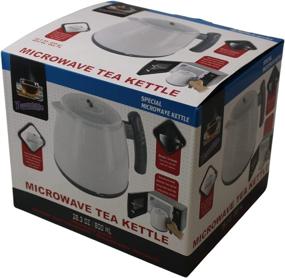 img 2 attached to ☕ Convenient 28 Ounce (800ML) Microwave Tea Kettle: Fast Hot Pot Water Boiler