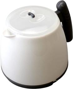 img 1 attached to ☕ Convenient 28 Ounce (800ML) Microwave Tea Kettle: Fast Hot Pot Water Boiler