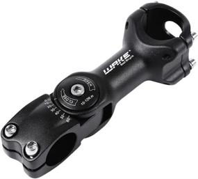 img 4 attached to 🚲 Wake MTB Stem 25.4 90mm 110mm 0-60 Degree Adjustable Bicycle Stem - Lightweight Aluminum Alloy Short Handlebar Stem for Mountain Bike, Road Bike, MTB, BMX, Cycling (Black)