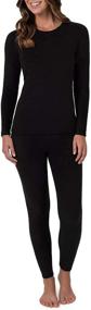 img 3 attached to 🍎 Fruit of the Loom Women's Regular Stretch Fleece Thermal Set - Enhanced for Superior SEO
