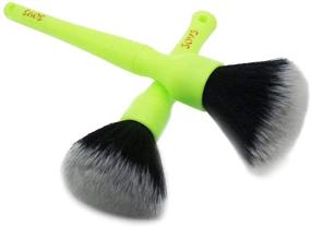 img 3 attached to 🚗 Complete 5pcs SOYS Car Cleaning Kit: Long Reach Rim Brush, Soft Detail Brushes, Microfiber Mitts for Auto Interior & Exterior, Leather Seat, Air Vents