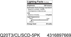 img 1 attached to 🔦 GE 97669 20W галогеновая лампа Edison Halogen G4 T3 с улучшенным SEO