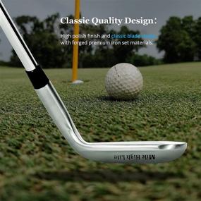 img 1 attached to 🏌️ Mile High Life: Golf Sand Wedge Sets for Entry Level Players | Beginner's Gap Wedge Sets for Golf | Men & Women's Lob Wedge Golf Clubs (50/52/54/56/58/60, Right Handed)