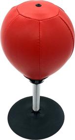 img 3 attached to 🥊 Silfrae Stress Buster Desktop Punching Bag - Heavy-Duty Reflex Ball Kit for Stress Relief - Freestanding Punching Bag with Pump