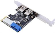 🔌 zerone pci-e к usb 3.0 2-портовая экспресс-карта: добавьте быструю usb 3.0 связь с 20-контактным разъемом. логотип