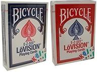 🚲 bicycle lo-vision special playing cards: enhance visibility for visually impaired - 2 decks логотип