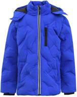 m2c stitch hooded insulated jacket logo