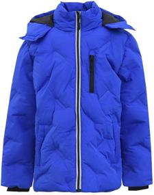 img 4 attached to M2C Stitch Hooded Insulated Jacket