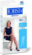 🧦 jobst 119384 ultrasheer thigh high compression stockings with lace silicone top band, 15-20 mmhg, closed toe, x-large, suntan логотип