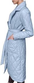 img 4 attached to BerryGo Lightweight Quilted Packable Pockets Women's Clothing for Coats, Jackets & Vests